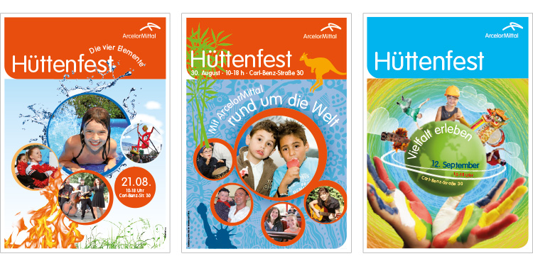 ArcelorMittal Bremen, Plakate Hüttenfest