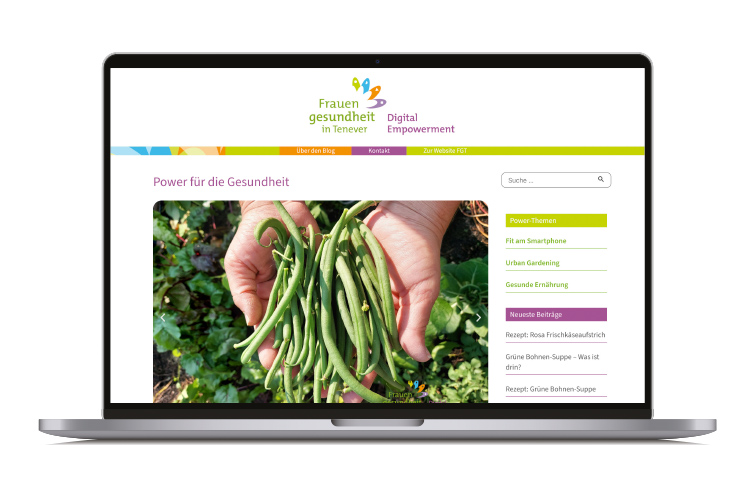 Design eines Blogs