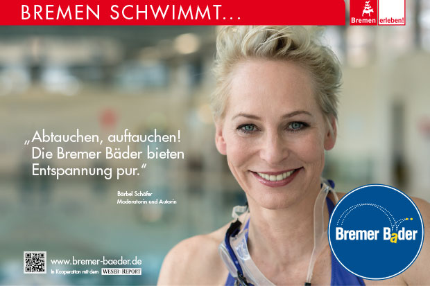 Großflächen, Citylight und Anzeigen für die Bremer Bäder